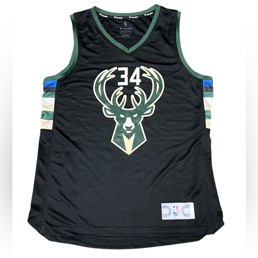 🔵Fanatics Men’s Milwaukee Bucks Fast Break Alternate Jersey Size M